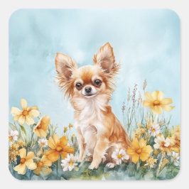 Fawn & White Chihuahua - Envelop Stickers