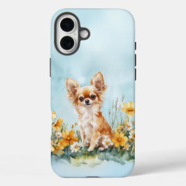 Fawn & White Chihuahua - Stoere telefoonhoes iPhone 16 Plus Hoesje