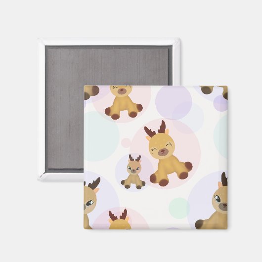 Fawns Bambi. Magneet (Voorkant / Achterkant)