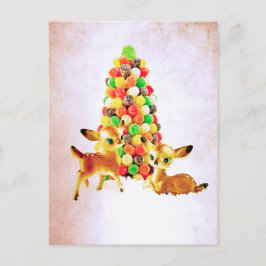 Fawns beroemd gemaakt door Gumdrop Tree Briefkaart