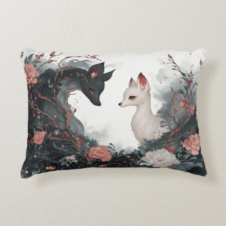 Fawns in licht en schaduw accent kussen