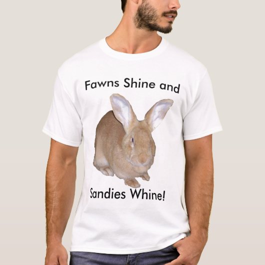 Fawns Shine en Sandies Whine! T-shirt (Voorkant)