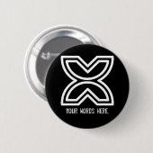 Fawodhodie | Symbool van vrijheid en emancipatie Ronde Button 5,7 Cm (Voorkant /achterkant)