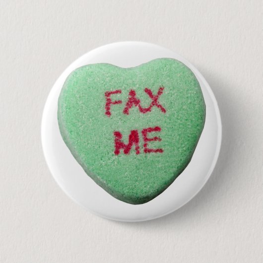 Fax me hart ronde button 5,7 cm (Voorkant)