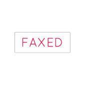FAXED zelfinkt kantoor stempel (Design)