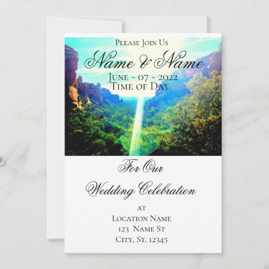 Fay Canyon Sedona Thunder_Cove Kaart (Voorkant)