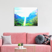 Fay Canyon Verwaterd canvas (Insitu (Woonkamer))