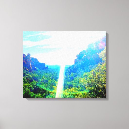 Fay Canyon Verwaterd canvas Afdruk (Voorkant)