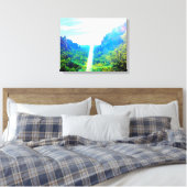 Fay Canyon Verwaterd canvas Afdruk (Insitu (Slaapkamer))