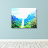 Fay Canyon Verwaterd canvas Afdruk (Insitu (Houten vloer))