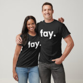 FAY Fayetteville North Carolina — codelijst T-shirt (Unisex)
