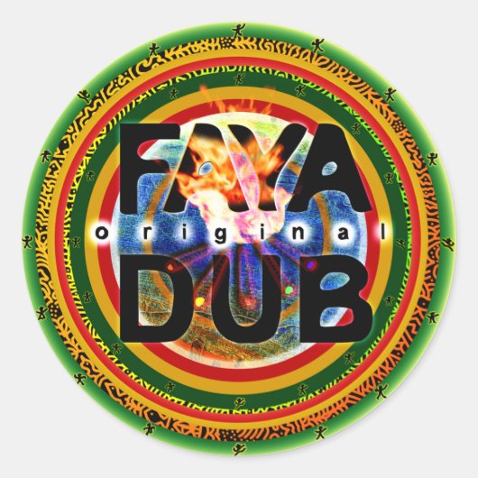 Faya Dub Stickers (Voorkant)