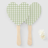 Faye and Lauren Gingham Handwaaier (Voorkant en achterkant)