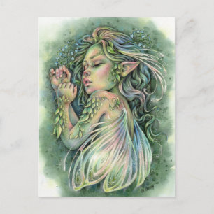 Faye Briefkaart Woodland Fairy Meisje Fantasy