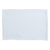 Faye Bright Blue Gingham Kussensloop (Voorkant)