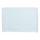 Faye Bright Blue Gingham Kussensloop (Voorkant)