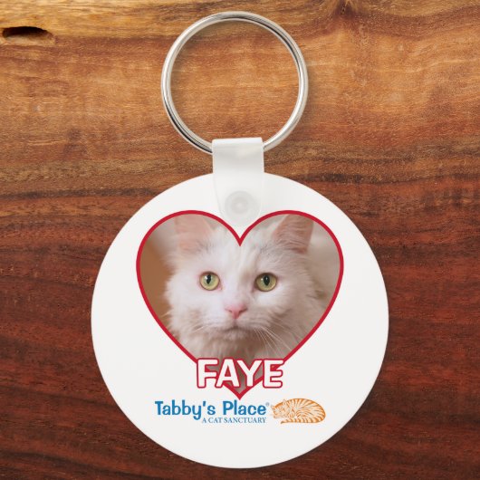 Faye - Button Style Sleutelhanger (Voorkant)