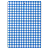 Faye en Laure Blue Gingham Klembord (Achterkant)