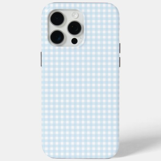 Faye en Lauren Baby Blue Gingham Case-Mate iPhone Case (Achterkant)