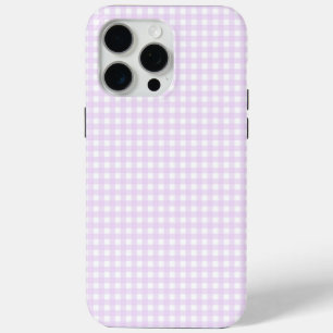 Faye en Lauren Baby Pink Gingham iPhone 15 Pro Max Hoesje