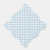 Faye en Lauren Blauw Geruit Bedankdoosjes (Uitgevouwen)