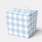 Faye en Lauren Blauw Geruit Bedankdoosjes (Achterkant)