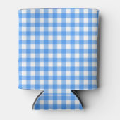 Faye en Lauren Blue Gingham Blikjeskoeler (Voorkant)