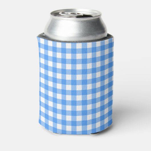 Faye en Lauren Blue Gingham Blikjeskoeler (Blikje Achterkant)