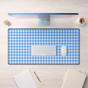 Faye en Lauren Blue Gingham Bureaumat