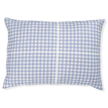 Faye en Lauren Blue Gingham Hondenbed
