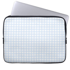 Faye en Lauren Blue Gingham Laptop Sleeve