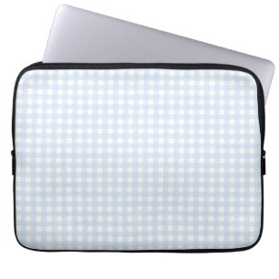 Faye en Lauren Blue Gingham Laptop Sleeve