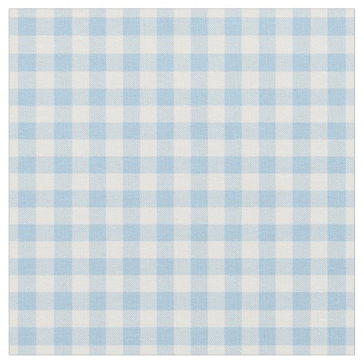 Faye en Lauren Blue Gingham Stof (Close Up)