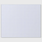 Faye en Lauren Blue Pastel Gingham Cadeaupapier (Vlak)