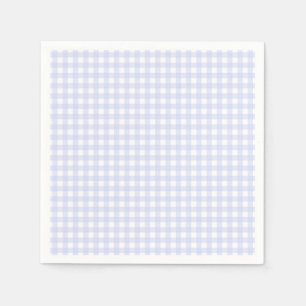 Faye en Lauren Blue Pastel Gingham Servet
