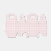 Faye en Lauren Blush Gingham Bedankdoosjes (Uitgevouwen)