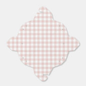 Faye en Lauren Blush Plaid Bedankdoosjes (Uitgevouwen)