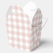 Faye en Lauren Blush Plaid Bedankdoosjes (Geopend)