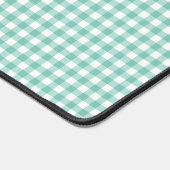 Faye en Lauren Bright Green Gingham Bureaumat (Hoek)