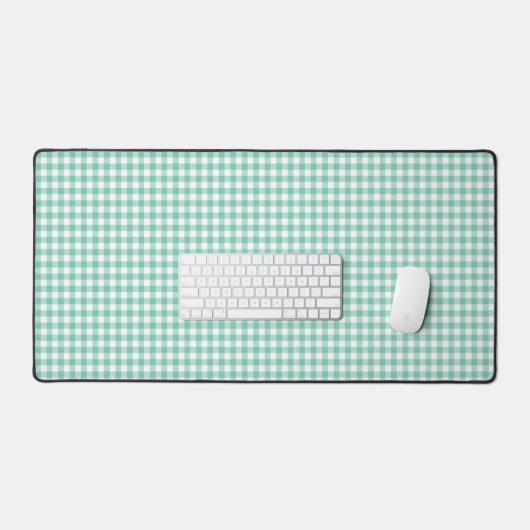 Faye en Lauren Bright Green Gingham Bureaumat (Keyboard & Muis)