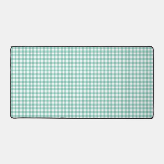 Faye en Lauren Bright Green Gingham Bureaumat (Voorkant)