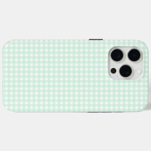 Faye en Lauren Bright Green Gingham Case-Mate iPhone Case (Achterkant (horizontaal))
