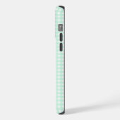 Faye en Lauren Bright Green Gingham iPhone Hoesje (Linkerkant)