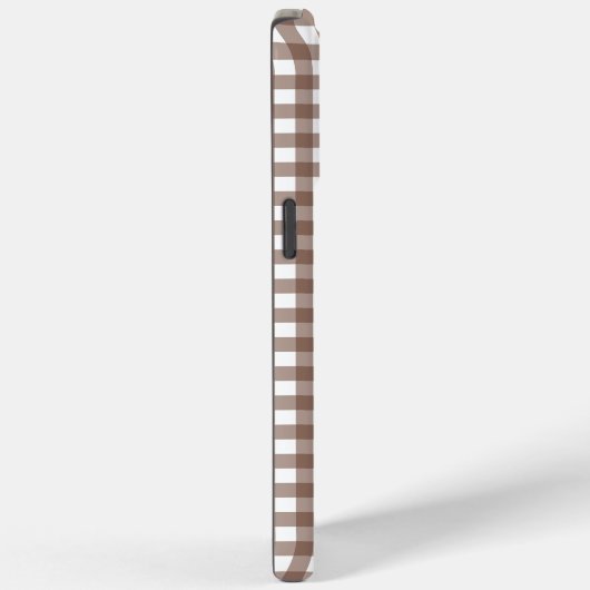 Faye en Lauren Brown Gingham Case-Mate iPhone Case (Achterkant / Rechts)