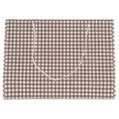 Faye en Lauren Brown Gingham Groot Cadeauzakje (Voorkant)