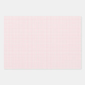 Faye en Lauren Gingham Pastel in drie kleuren Inpakpapier Vel (Voorkant)
