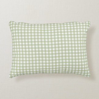 Faye en Lauren Green Gingham 1 Accent Kussen