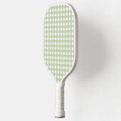 Faye en Lauren Green Gingham Pickleball Paddle (Links)
