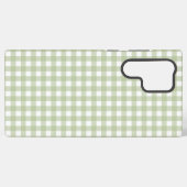 Faye en Lauren Green Gingham Samsung Galaxy Hoesje (Achterkant horizontaal)