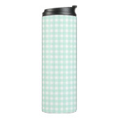 Faye en Lauren Green Gingham Thermosbeker (Gedraaid links)